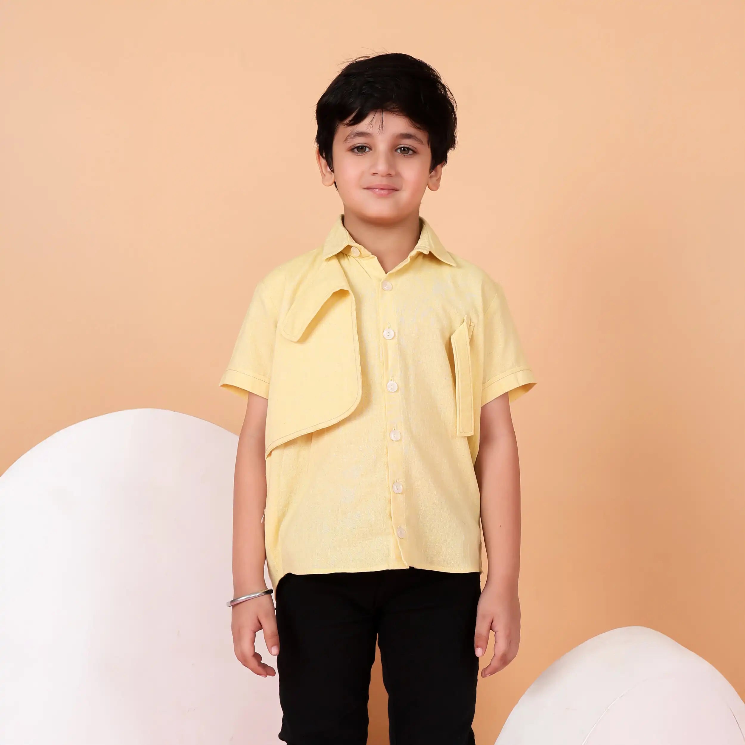 Sunny Yellow Short Sleeve Shirt