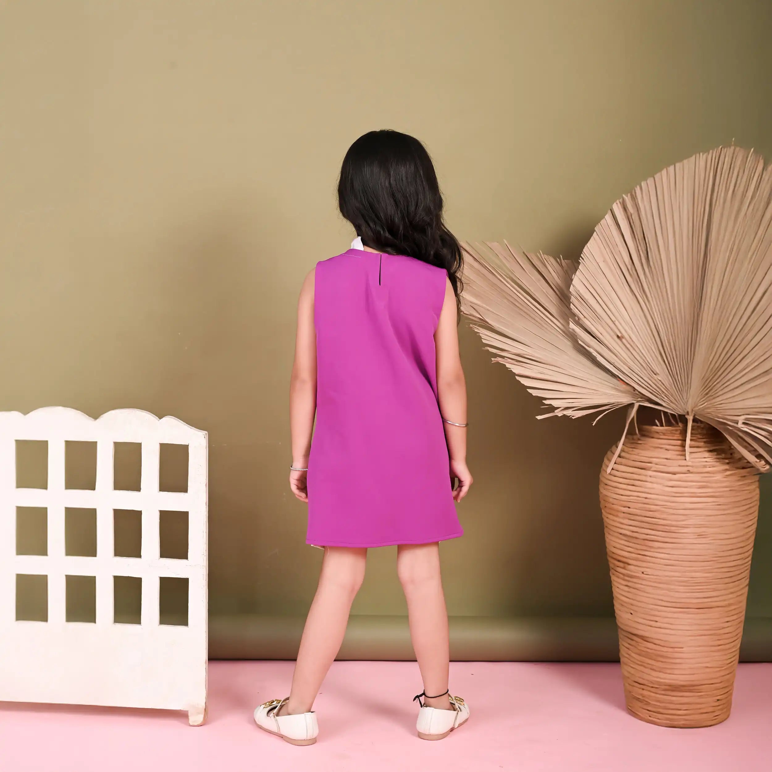 Royal Purple Bow Dress